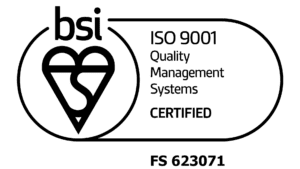 BSI ISO 9001 Certified logo